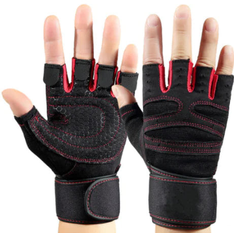 FlexFit Half-Finger Workout Gloves