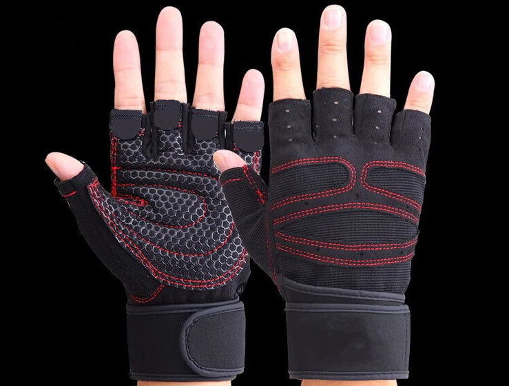 FlexFit Half-Finger Workout Gloves