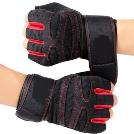 FlexFit Half-Finger Workout Gloves