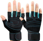 FlexFit Half-Finger Workout Gloves