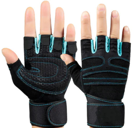 FlexFit Half-Finger Workout Gloves